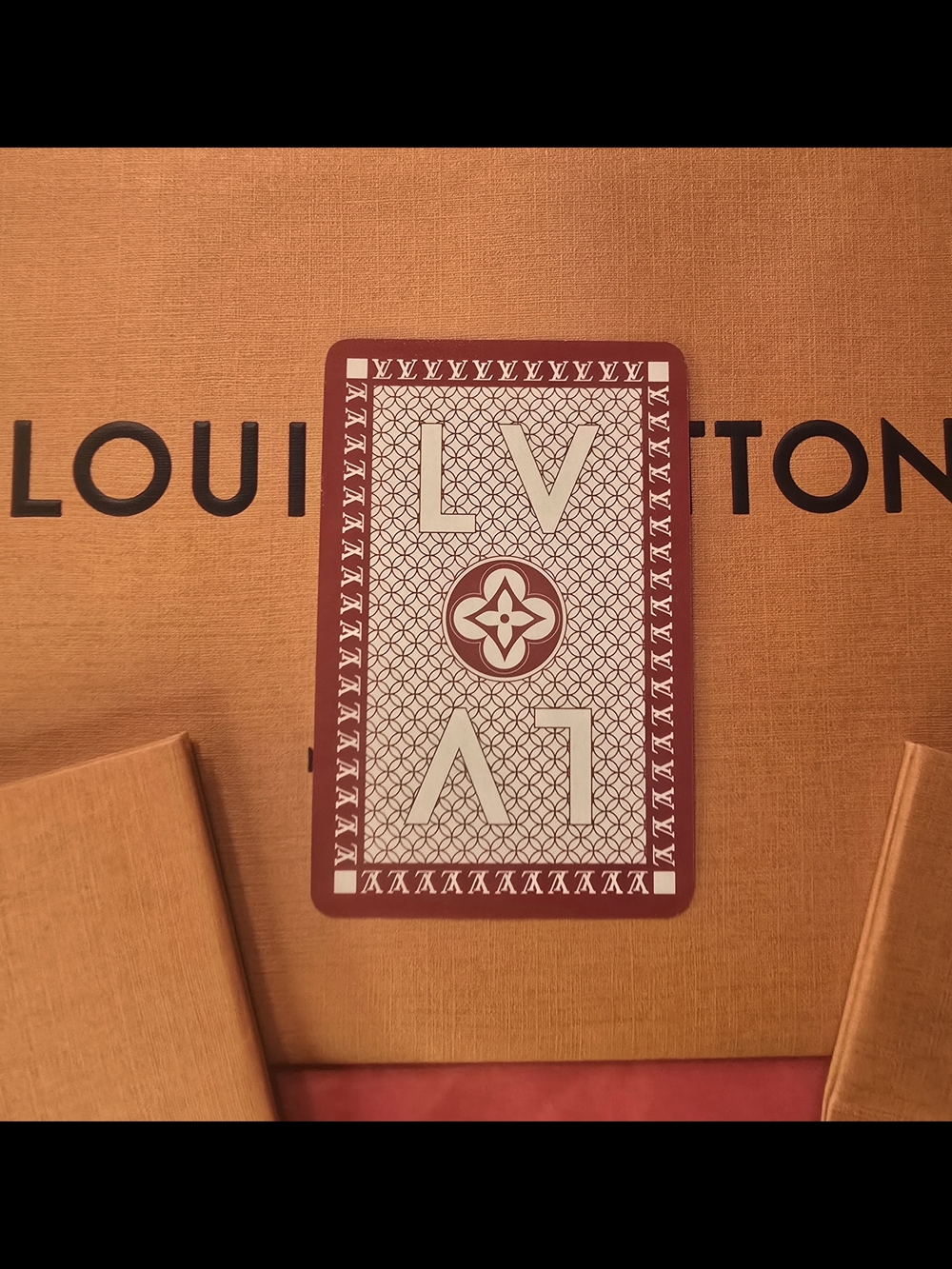 Louis Vuitton VIP French King ♠️ Card And Set Of 3 Sm. Shopping Bags Bundle NEW - Picture 3 of 4